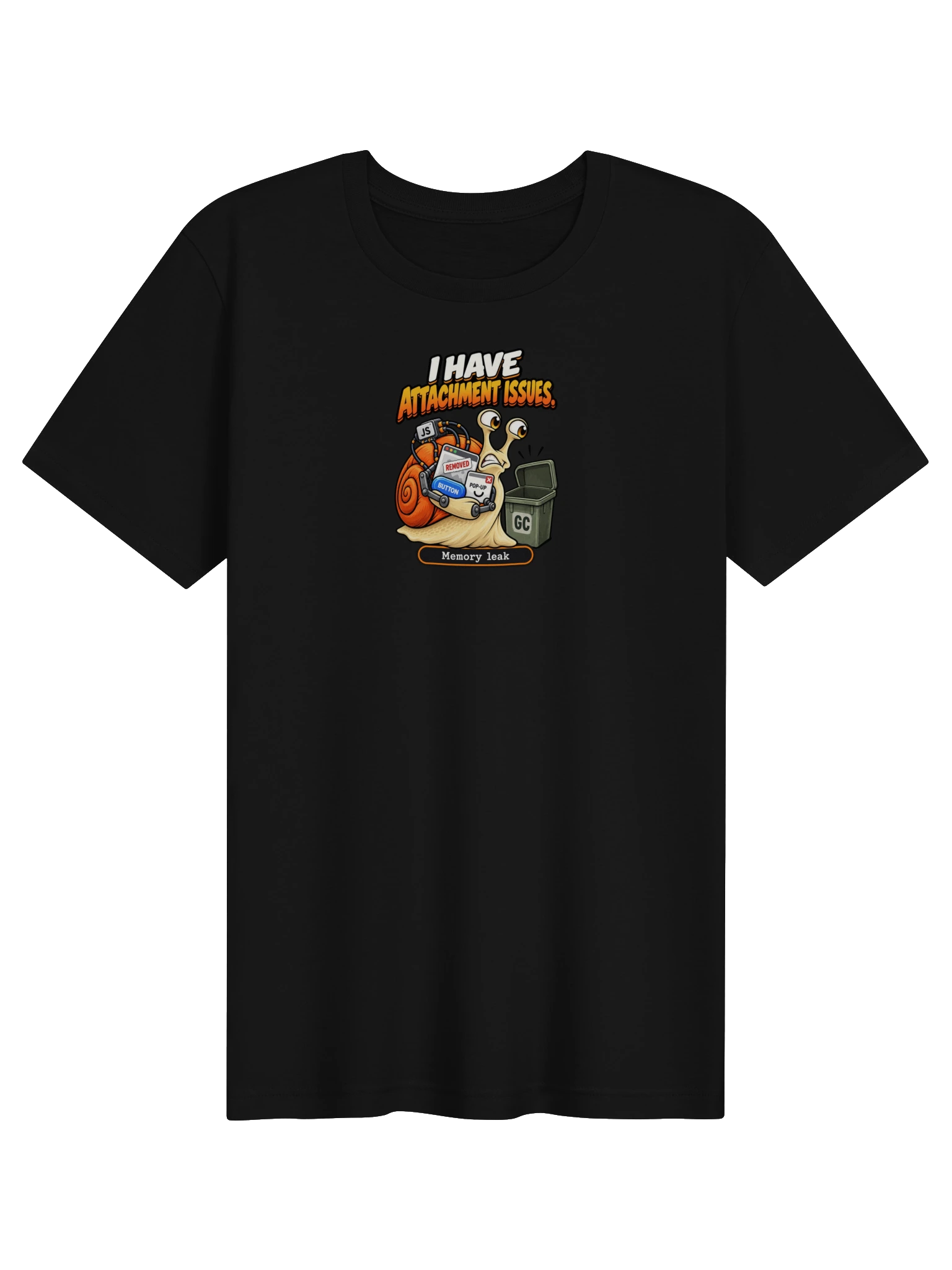 UNSNAIL // Attachment Issues T-Shirt — garment and print