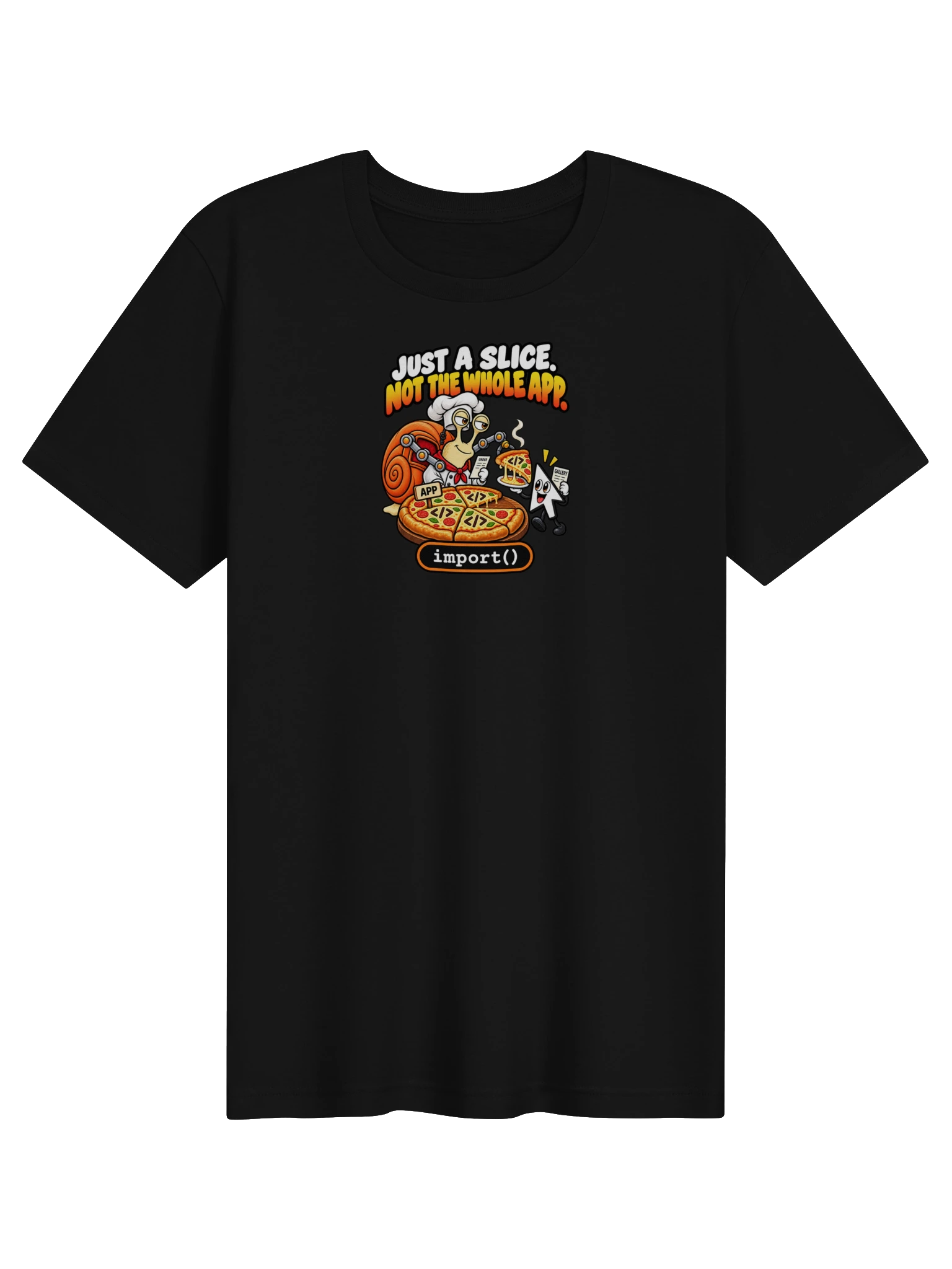 UNSNAIL // Just a Slice T-Shirt — garment and print