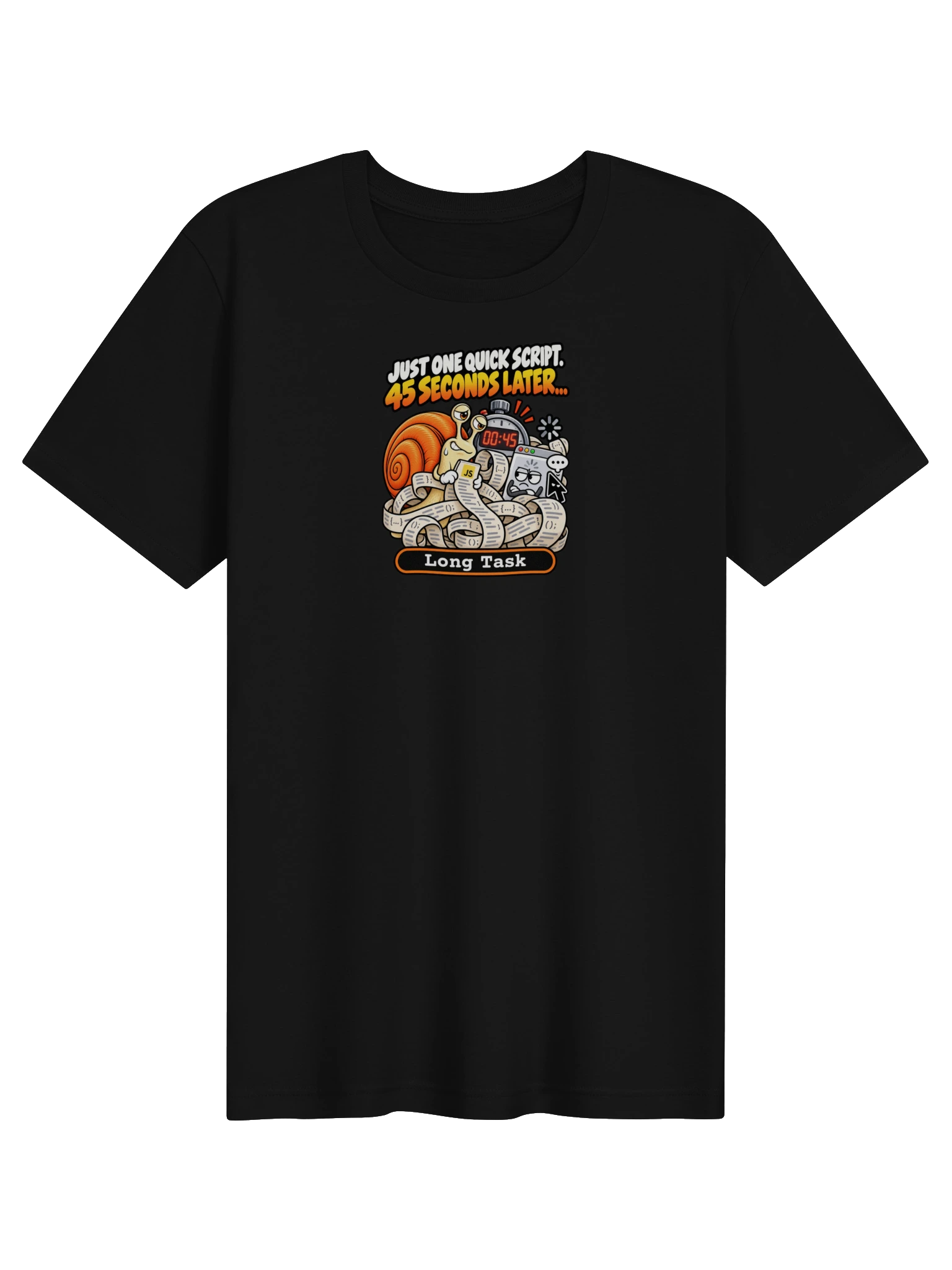 UNSNAIL // Long Task T-Shirt — garment and print