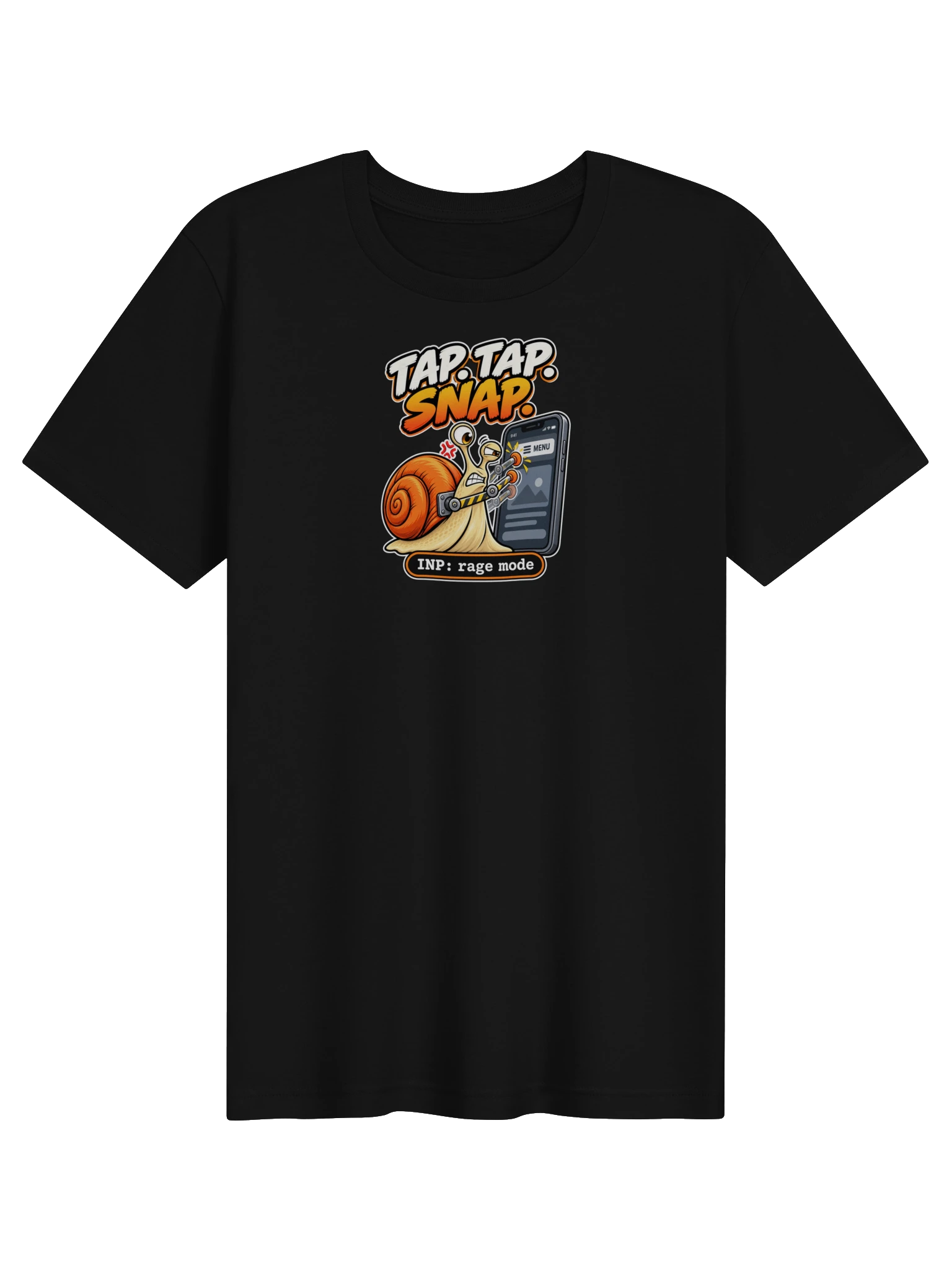 UNSNAIL // Rage Click T-Shirt — garment and print