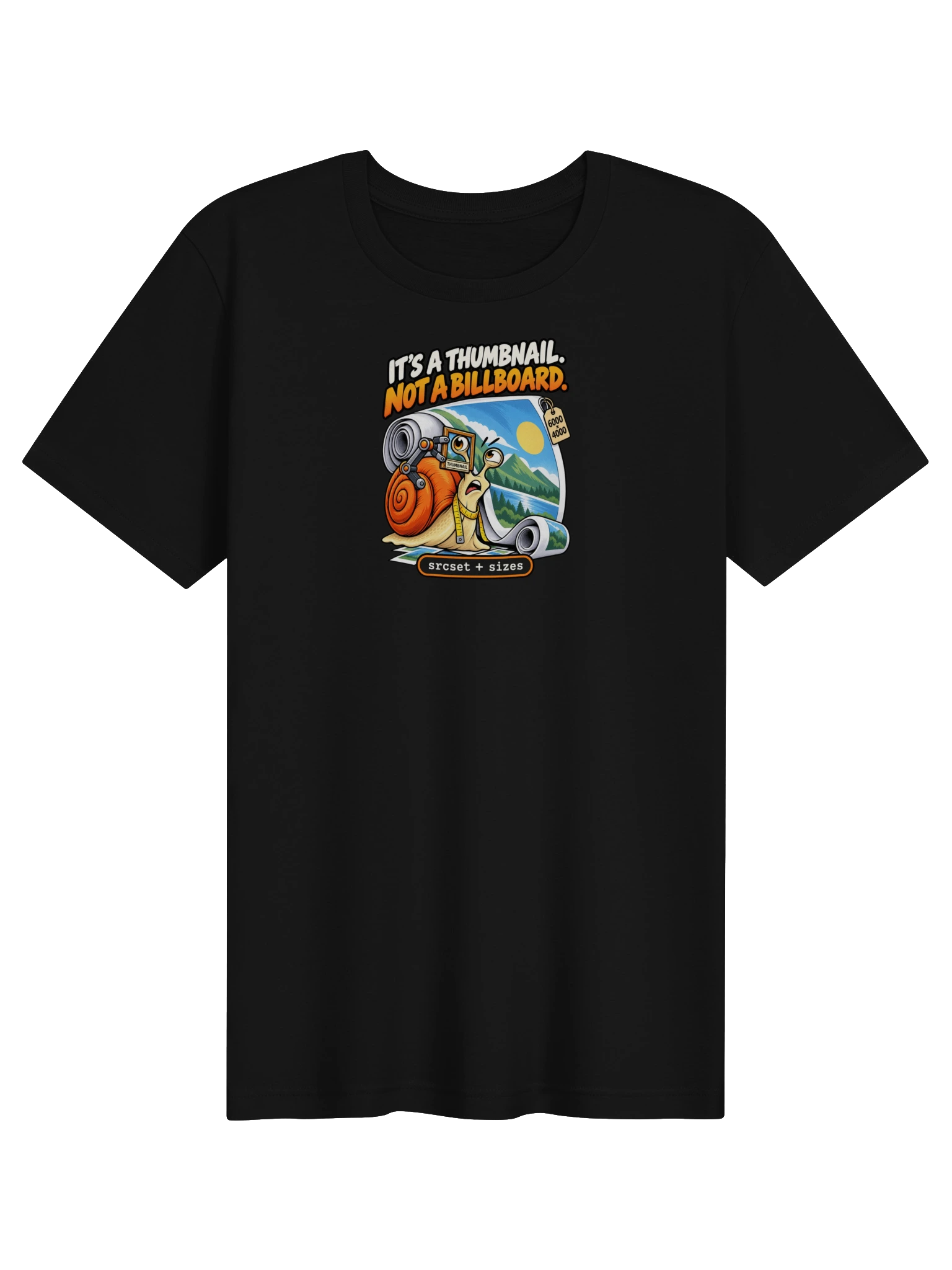 UNSNAIL // Responsive Image T-Shirt — garment and print
